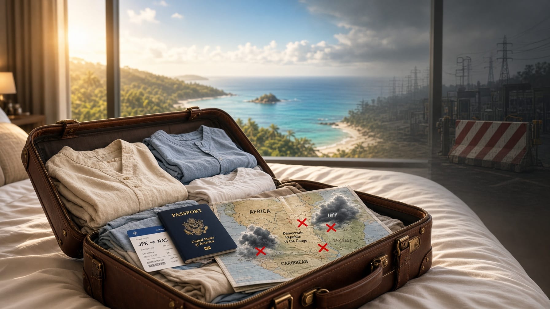 Skipping the Congo, Haiti, and Sudan is the right call when the point of the trip is to relax.